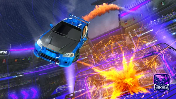 A Rocket League car design from GatoConAnemia