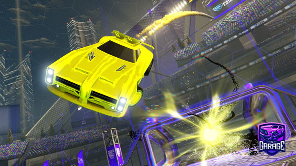 A Rocket League car design from Tom96