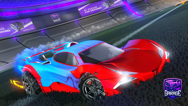A Rocket League car design from Djcosmo