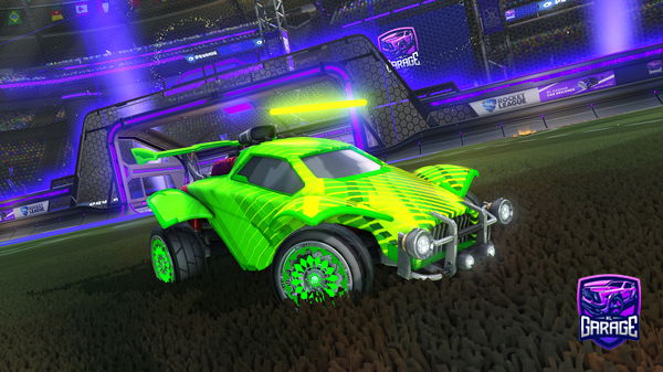 A Rocket League car design from Lemonshar