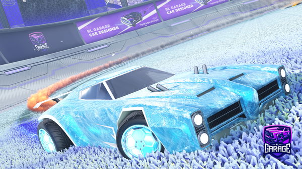 A Rocket League car design from Aussiemate143