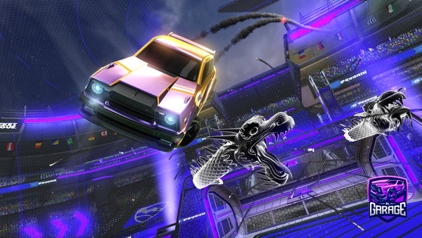 A Rocket League car design from reako