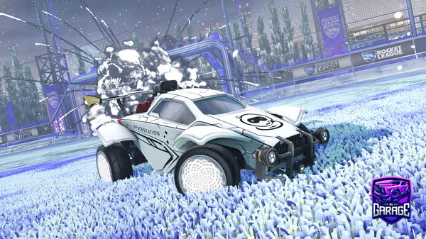 A Rocket League car design from FireFox14