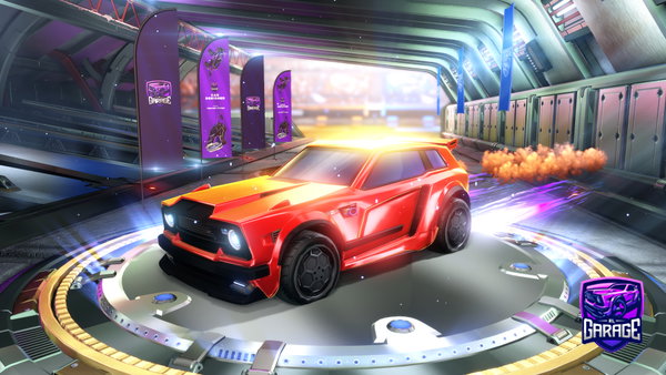 A Rocket League car design from MaikyRomain