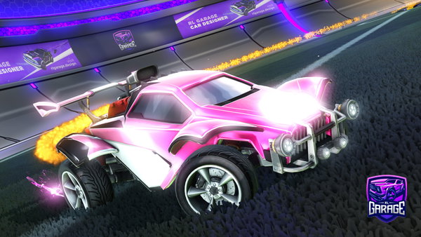 A Rocket League car design from player12445