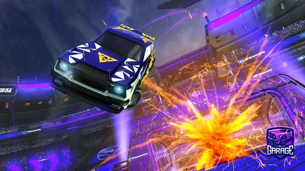 A Rocket League car design from Imanol09