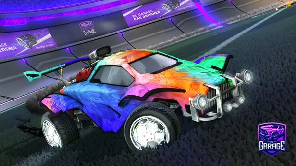 A Rocket League car design from PentaCorp