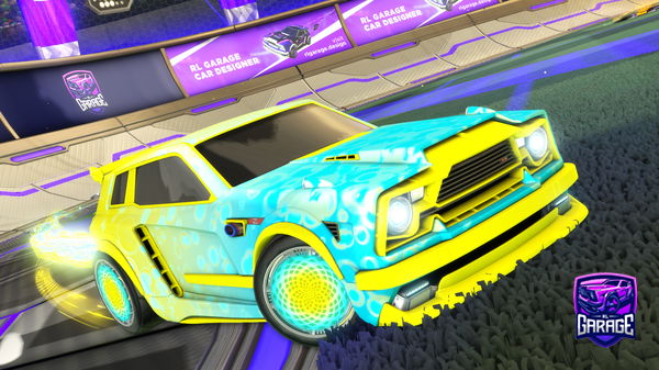 A Rocket League car design from EZH