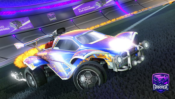 A Rocket League car design from elchipp0