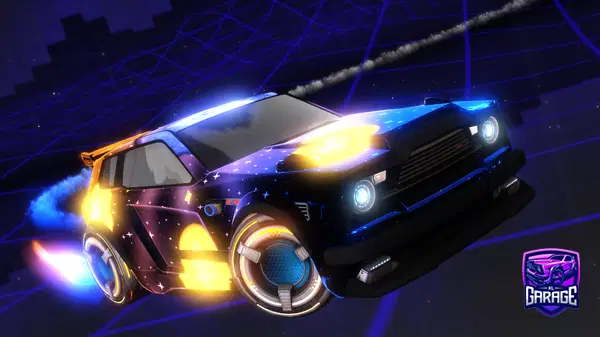 A Rocket League car design from qejuva