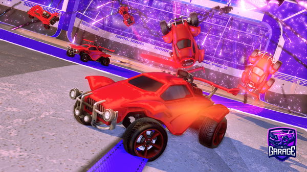 A Rocket League car design from Teeblix