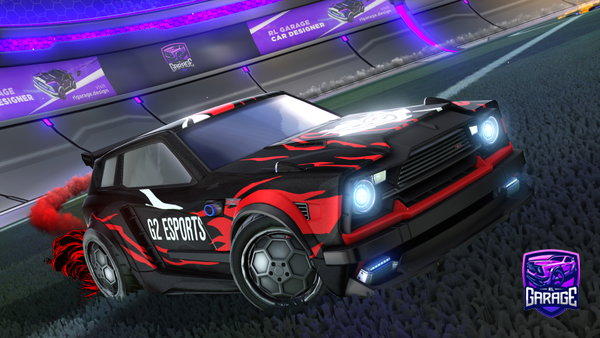 A Rocket League car design from Diggles808