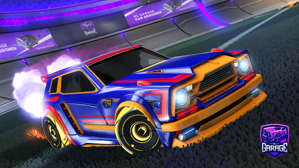 A Rocket League car design from crusty-towel