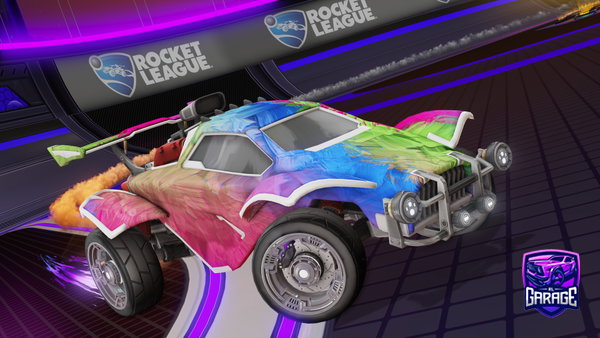 A Rocket League car design from FL4YC0N