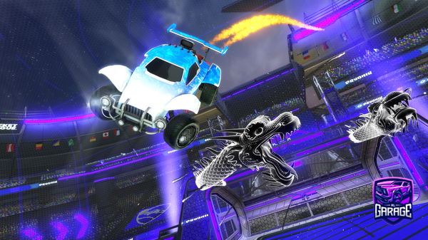 A Rocket League car design from AquaEclipse456