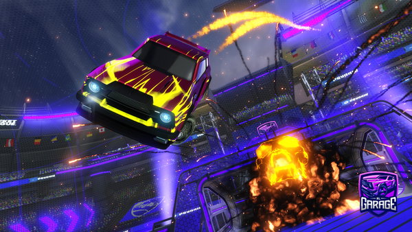 A Rocket League car design from freezy_yt