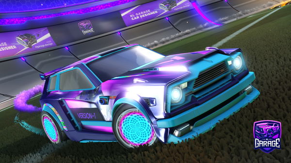 A Rocket League car design from CoolFox