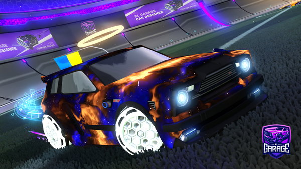 A Rocket League car design from LSKrogager