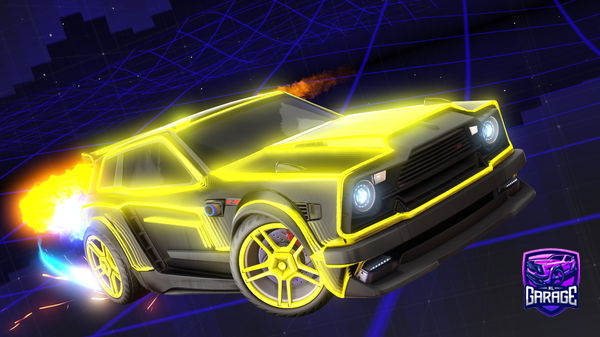 A Rocket League car design from Pulicca