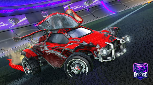 A Rocket League car design from -V3N0M-