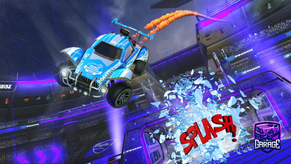 A Rocket League car design from _Draven_