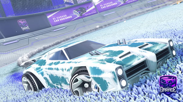 A Rocket League car design from Giyuamv