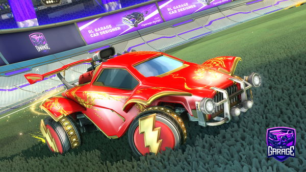 A Rocket League car design from DarkWolf_Justin7