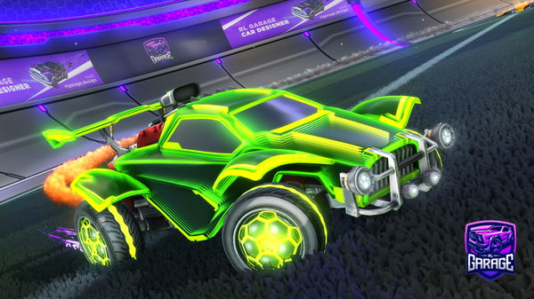 A Rocket League car design from faithtitian