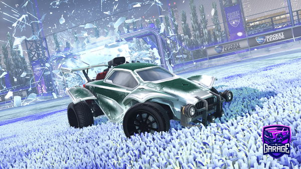 A Rocket League car design from ROSEbam