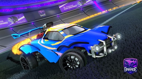 A Rocket League car design from JohnyBoi_13