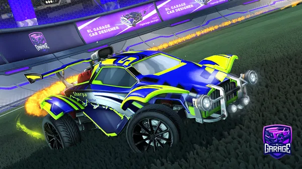 A Rocket League car design from crowzy09