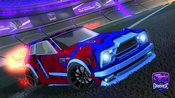 A Rocket League car design from Indiewowow9wowpw