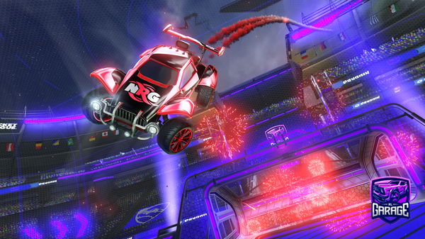 A Rocket League car design from Lunalowkeypowkey