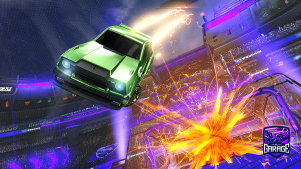 A Rocket League car design from Crashnin_Band