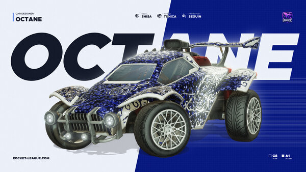 A Rocket League car design from M3_51D3