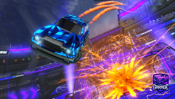 A Rocket League car design from MidDreultixx