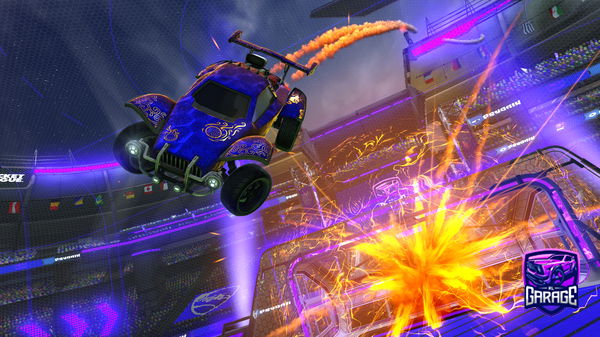 A Rocket League car design from SPLATACK