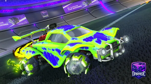 A Rocket League car design from PenguinLML