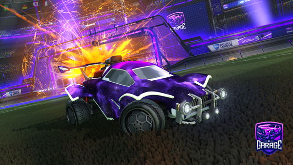 A Rocket League car design from Zneileggett