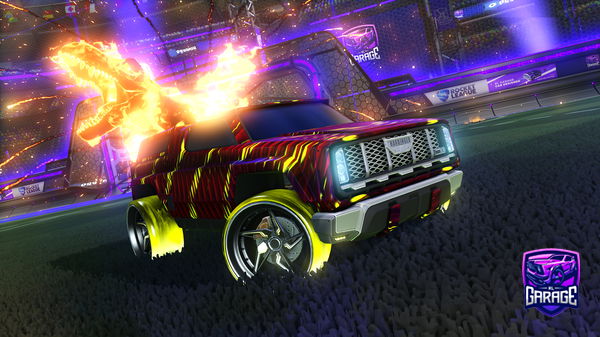 A Rocket League car design from Wolf_07