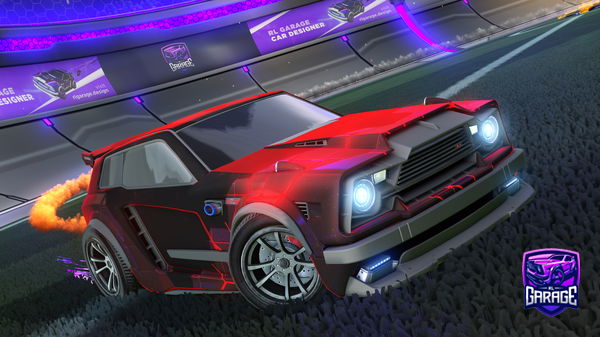 A Rocket League car design from foggyszn