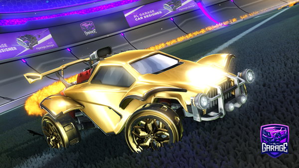 A Rocket League car design from Boostes