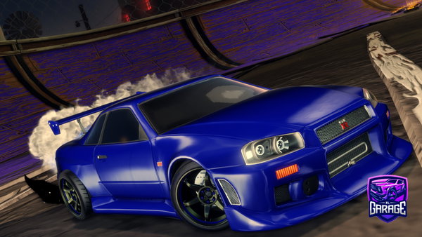 A Rocket League car design from Dasfdasanfoyi