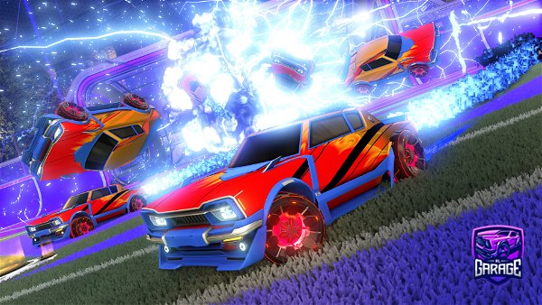 A Rocket League car design from SwaxLax