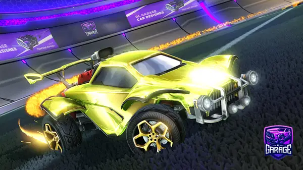 A Rocket League car design from BtoXXX