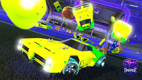 A Rocket League car design from oinkazoink