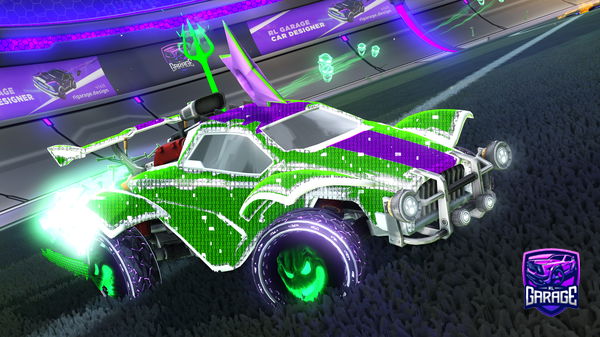 A Rocket League car design from Devxn5006