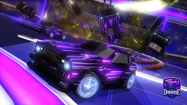 A Rocket League car design from FiveVi