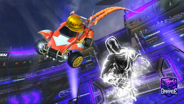 A Rocket League car design from Bloodydawn2009