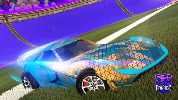 A Rocket League car design from KingCucumber